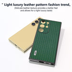 ABEEL Til Samsung Galaxy S24 Ultra Cover Ægte Koskind+PC+TPU Telefoncover