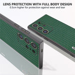 ABEEL Til Samsung Galaxy S24 Ultra Cover Ægte Koskind+PC+TPU Telefoncover