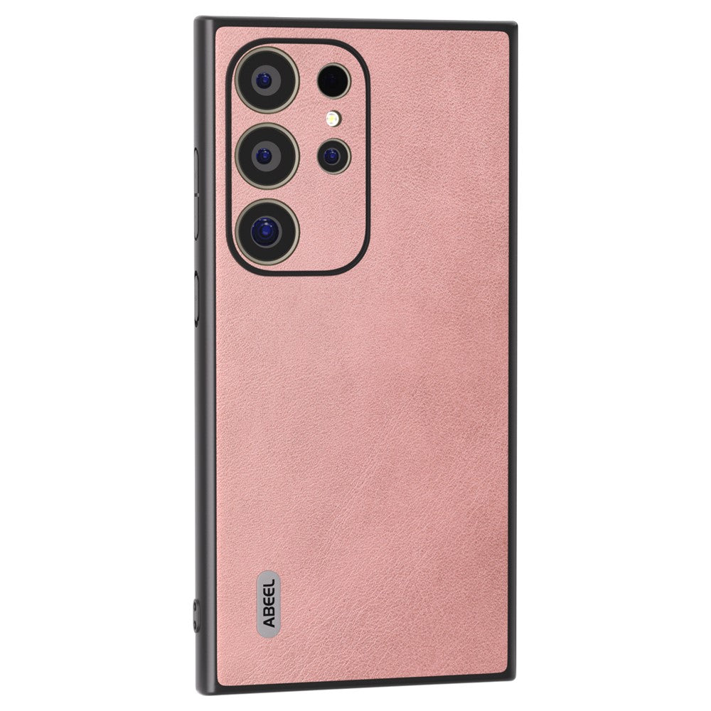 ABEEL Til Samsung Galaxy S24 Ultra Cover Læder+PC+TPU Hybrid Telefoncover