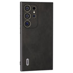 ABEEL For Samsung Galaxy S24 Ultra Case Leather+PC+TPU Hybrid Phone Cover