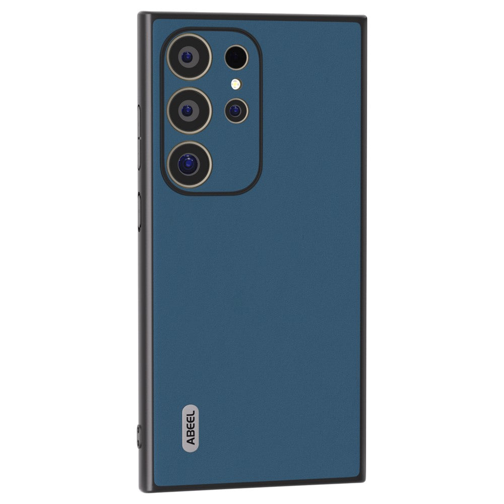 ABEEL til Samsung Galaxy S24 Ultra Cover Ægte Koskind Silkeagtig Touch Telefoncover