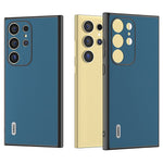 ABEEL til Samsung Galaxy S24 Ultra Cover Ægte Koskind Silkeagtig Touch Telefoncover