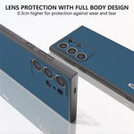 ABEEL til Samsung Galaxy S24 Ultra Cover Ægte Koskind Silkeagtig Touch Telefoncover