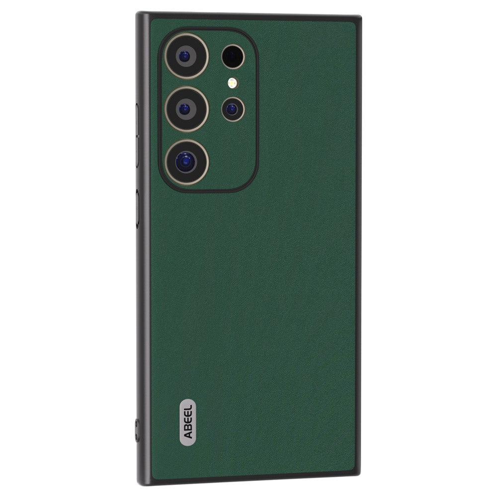 ABEEL til Samsung Galaxy S24 Ultra Cover Ægte Koskind Silkeagtig Touch Telefoncover