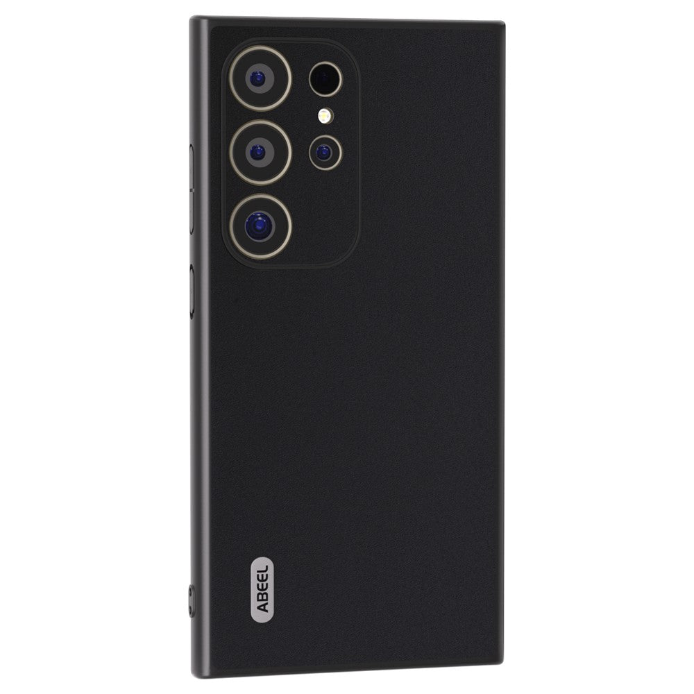 ABEEL til Samsung Galaxy S24 Ultra Cover Ægte Koskind Silkeagtig Touch Telefoncover