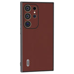 ABEEL til Samsung Galaxy S24 Ultra Cover Ægte Koskind Silkeagtig Touch Telefoncover