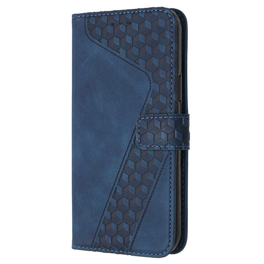 For iPhone 12 Pro 6.1 inch Case PU Leather Phone Wallet 7-Shape Imprinted Anti-scratch Cover
