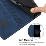 For iPhone 12 Cell Phone Cases 7-Shape Imprinted PU Leather Wallet Cover