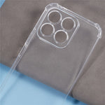 For Honor X8b 4G Case TPU Anti-Scratch HD Clear Protective Back Cover with Lanyard