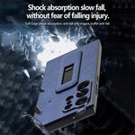 For Samsung Galaxy S24 Ultra Case Shockproof PC+PU Leather Phone Cover with Push-pull Kickstand