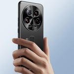 For Xiaomi 14 Ultra Case with Hidden Kickstand Hard PC Shockproof Phone Cover