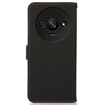 KHAZNEH For Xiaomi Redmi A3 / Poco C61 4G Case RFID Blocking Anti-drop Genuine Cow Leather Phone Cover