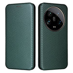 For Xiaomi 14 Ultra Case PU Leather Magnetic Closure Phone Cover with Card Holder