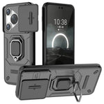 For Huawei Pura 70 Case PC+TPU Protective Phone Shell with Slide Lens Cover