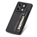 C1-04 For Xiaomi Redmi Note 13 4G Wallet Case PU+PC+TPU Phone Cover with Kickstand
