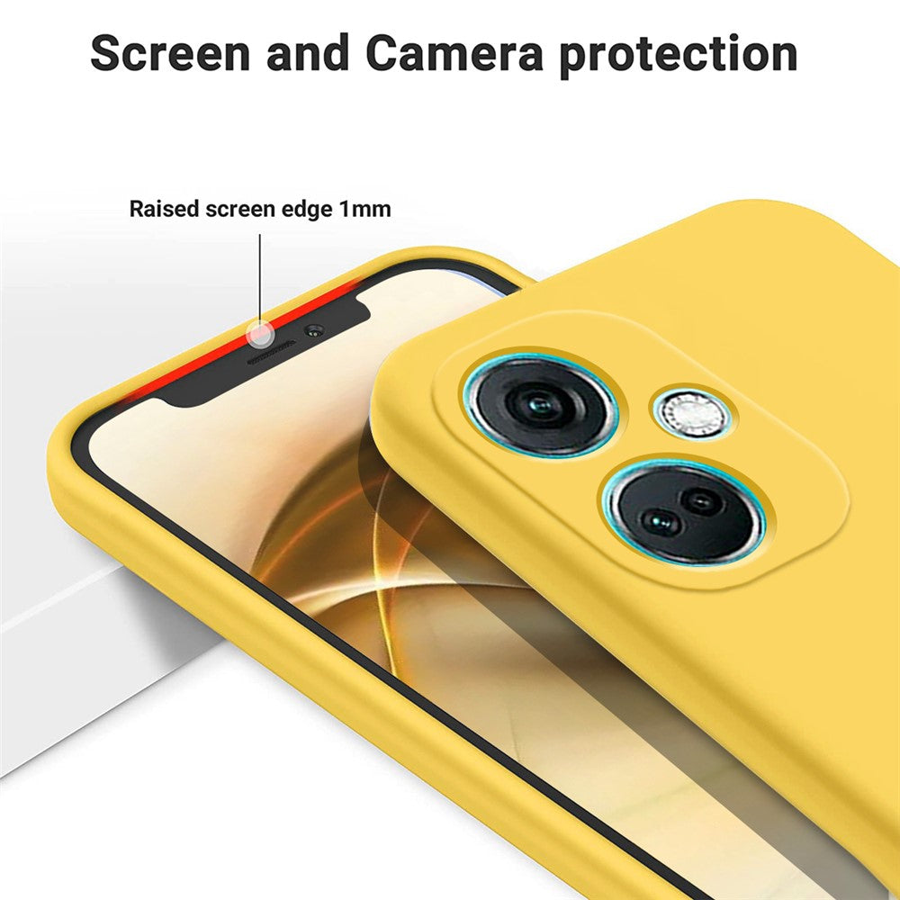 Oppo K11 5G-skal med flytande silikon och skyddande mobilfodral med handledsrem