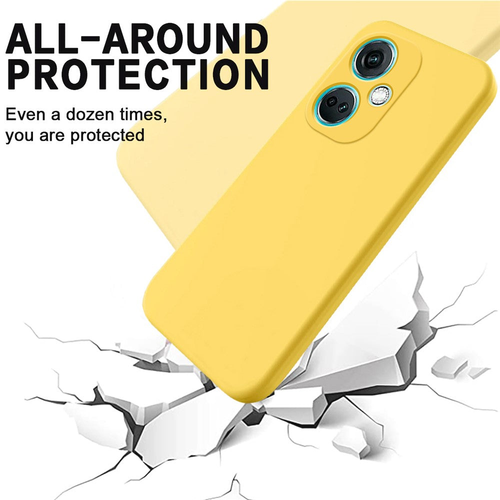 Oppo K11 5G-skal med flytande silikon och skyddande mobilfodral med handledsrem