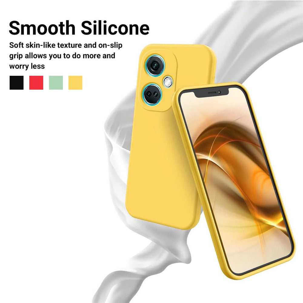 Oppo K11 5G-skal med flytande silikon och skyddande mobilfodral med handledsrem
