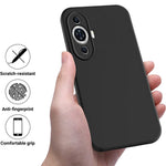 For Huawei nova 12s 4G / nova 11 / nova 12 Lite 4G Liquid Silicone CaseAnti-scratch Phone Cover with Strap