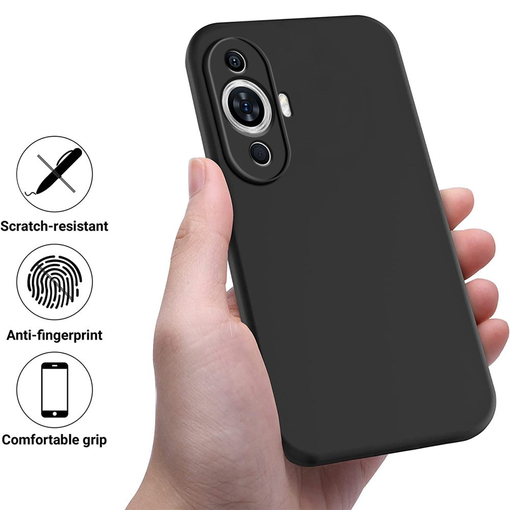 For Huawei nova 12s 4G / nova 11 / nova 12 Lite 4G Liquid Silicone CaseAnti-scratch Phone Cover with Strap