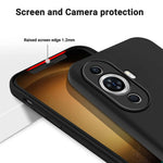 For Huawei nova 12s 4G / nova 11 / nova 12 Lite 4G Liquid Silicone CaseAnti-scratch Phone Cover with Strap