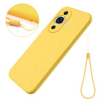 For Huawei nova 12s 4G / nova 11 / nova 12 Lite 4G Liquid Silicone CaseAnti-scratch Phone Cover with Strap
