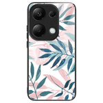 Xiaomi Redmi Note 13 4G-etui med mønstertryk, hærdet glas + TPU-mobilcover