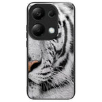 Xiaomi Redmi Note 13 Pro 4G / Poco M6 Pro 4G mobilskal TPU+Härdat glasfodral Mönstertryck