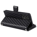 Style 012 for Samsung Galaxy A53 5G Phone Case Rhombus Zipper Wallet PU Leather Flip Cover