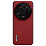 MELKCO For Xiaomi 14 Ultra Case Genuine Cow Leather Coated PC Phone Cover