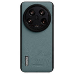 MELKCO For Xiaomi 14 Ultra Case Genuine Cow Leather Coated PC Phone Cover