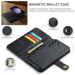 DG.MING for Samsung Galaxy A15 4G / A15 5G Case Detachable Split Leather Wallet Phone Cover
