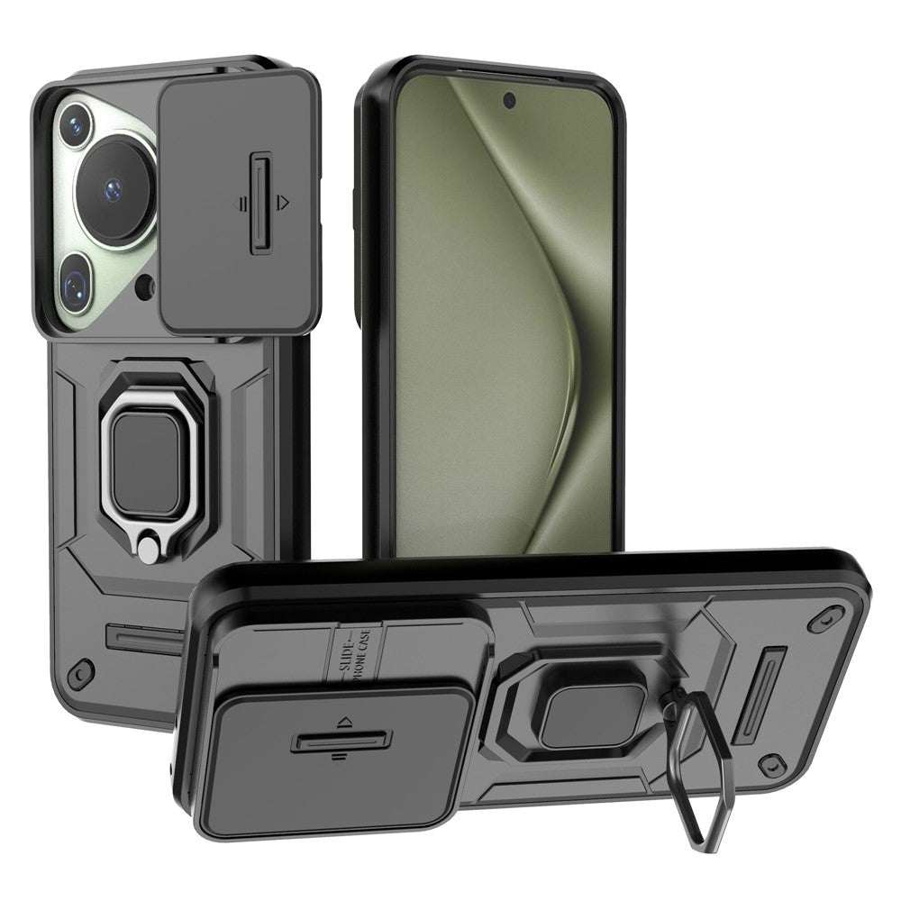Huawei Pura 70 Ultra-skal, Stöd, Stötsäkert, Robust PC+TPU-mobilskal, Kameraskydd