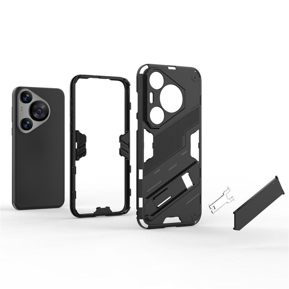For Huawei Pura 70 Pro / Pura 70 Pro+ Case Kickstand PC+TPU Anti-drop Phone Cover