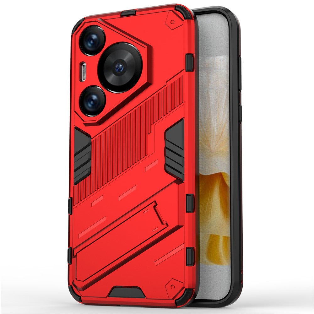 For Huawei Pura 70 Pro / Pura 70 Pro+ Case Kickstand PC+TPU Anti-drop Phone Cover