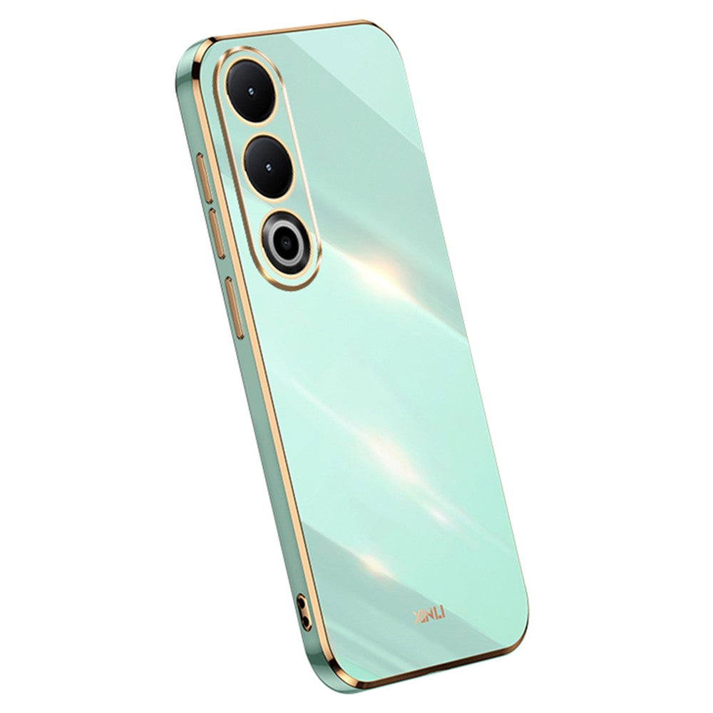XINLI För OnePlus Nord CE4 5G Skal Flexibelt TPU Elektropläterat Baksida mobilskal