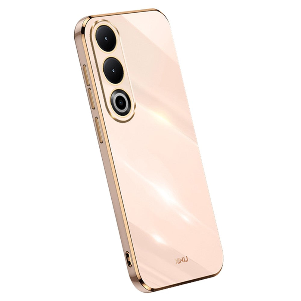 XINLI För OnePlus Nord CE4 5G Skal Flexibelt TPU Elektropläterat Baksida mobilskal