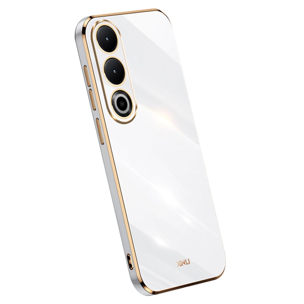 XINLI För OnePlus Nord CE4 5G Skal Flexibelt TPU Elektropläterat Baksida mobilskal