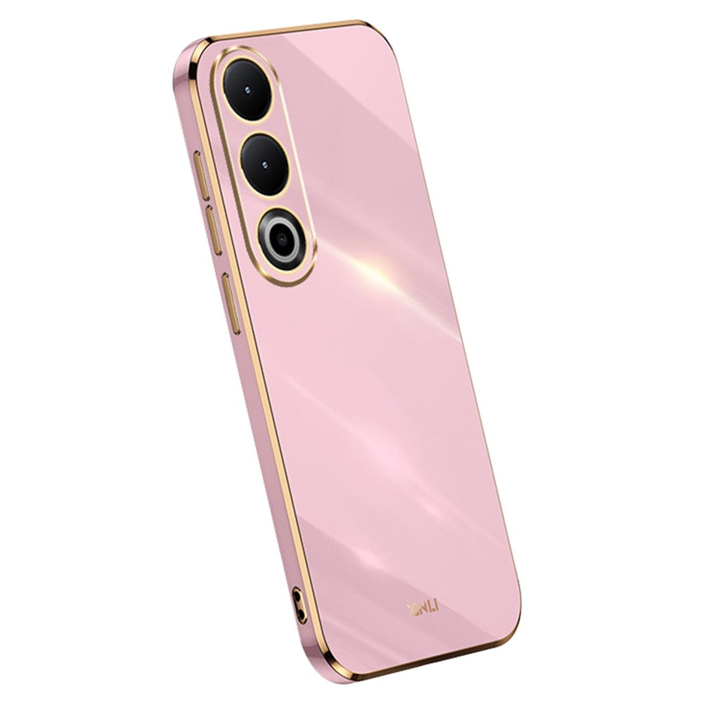 XINLI För OnePlus Nord CE4 5G Skal Flexibelt TPU Elektropläterat Baksida mobilskal