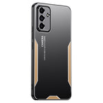 Samsung Galaxy A15 5G-etui med bagside i aluminiumslegering + TPU + PC