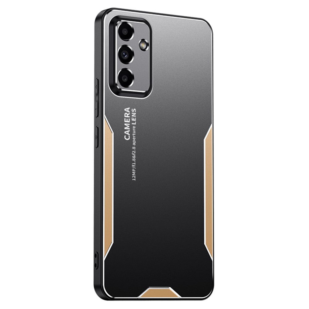 Samsung Galaxy A15 5G-etui med bagside i aluminiumslegering + TPU + PC