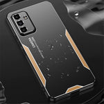 Samsung Galaxy A15 5G-etui med bagside i aluminiumslegering + TPU + PC