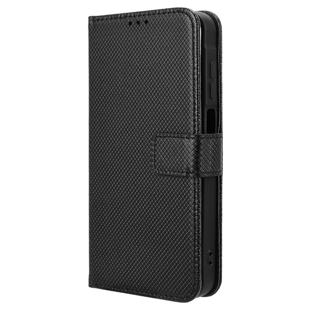 For Samsung Galaxy M55 5G / C55 5G / F55 5G Case Diamond Texture PU Leather Wallet Phone Cover TPU Inner Shell