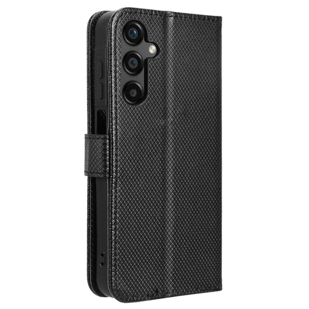 For Samsung Galaxy M55 5G / C55 5G / F55 5G Case Diamond Texture PU Leather Wallet Phone Cover TPU Inner Shell