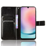 Til Samsung Galaxy M55 5G / C55 5G / F55 5G Etui Crazy Horse Tekstur Læder Telefoncover med Pung Stand
