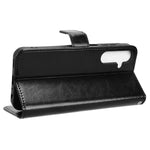 Til Samsung Galaxy M55 5G / C55 5G / F55 5G Etui Crazy Horse Tekstur Læder Telefoncover med Pung Stand