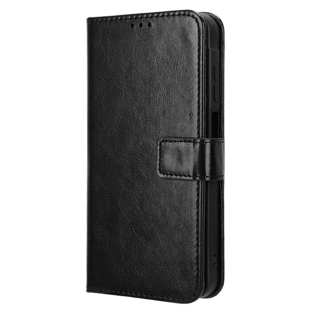 Til Samsung Galaxy M55 5G / C55 5G / F55 5G Etui Crazy Horse Tekstur Læder Telefoncover med Pung Stand