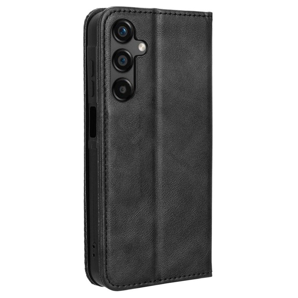 Til Samsung Galaxy M55 5G / C55 5G / F55 5G Pung Telefoncover Retro Læder Flip Cover