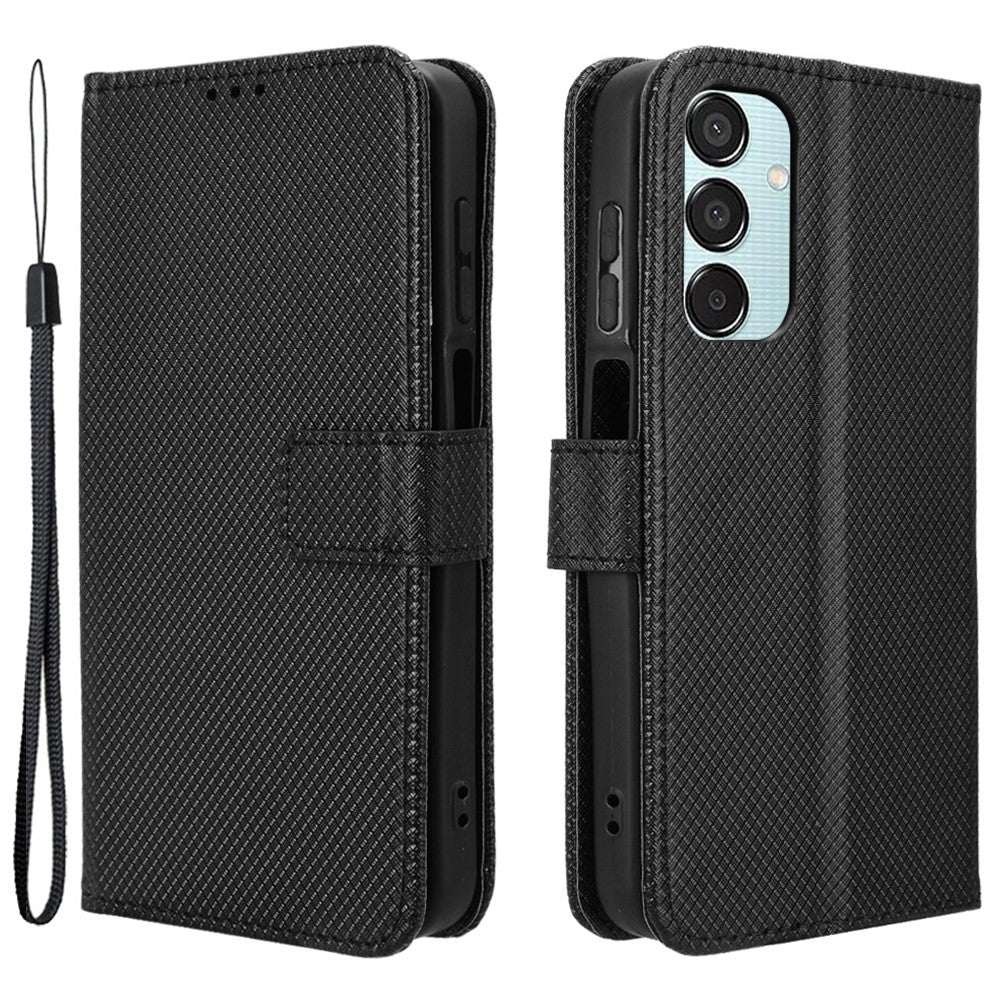 For Samsung Galaxy F15 5G / M15 5G Wallet Case Diamond Texture Leather Phone Cover