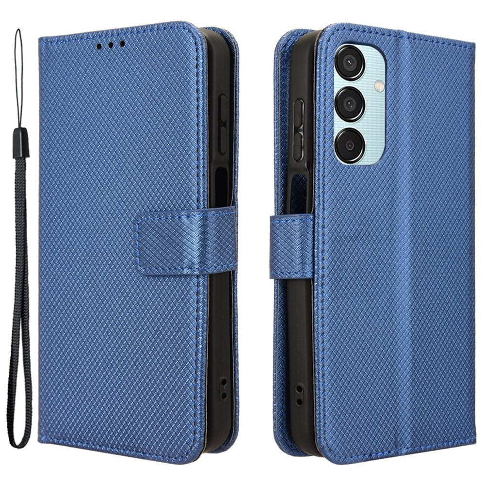 For Samsung Galaxy F15 5G / M15 5G Wallet Case Diamond Texture Leather Phone Cover